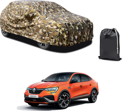 PAGORA Car Cover For Renault Arkana (With Mirror Pockets)(Yellow, For 2019, 2020, 2021, 2022, 2023 Models)