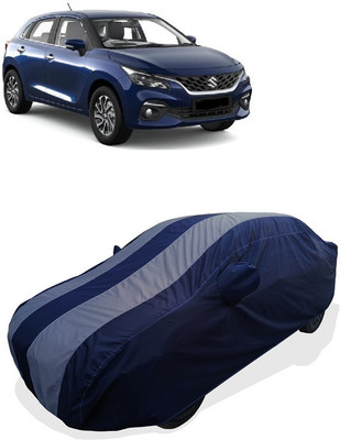 Coxtor Car Cover For Maruti Suzuki Baleno (With Mirror Pockets)(Grey)