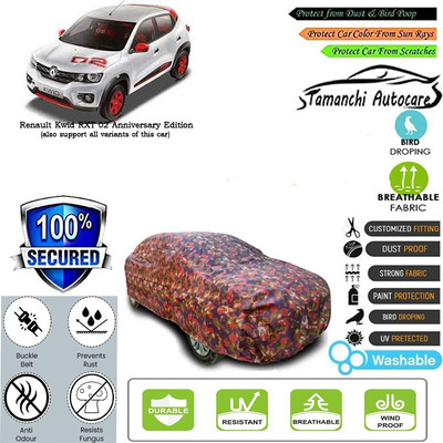 Tamanchi Autocare Car Cover For Renault Kwid RXT 02 Anniversary Edition(Multicolor)