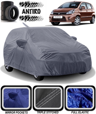 ANTIRO Car Cover For Maruti Suzuki Zen Estilo (With Mirror Pockets)(Grey)