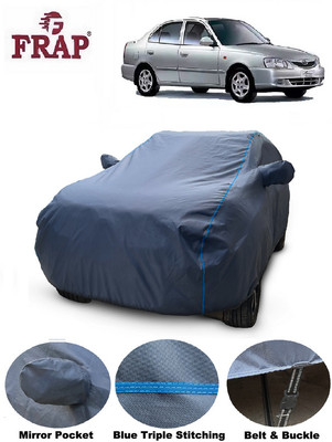 Frap Car Cover For Hyundai Accent (With Mirror Pockets)(Grey)