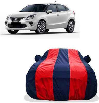 Tricway Car Cover For Toyota Glanza V CVT Petrol (With Mirror Pockets)(Red)