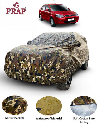 Frap Car Cover For Ford Ikon (With Mirror Pockets)(Multicolor)