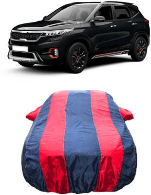 Wegather Car Cover For Kia Seltos HTX 1.5 (With Mirror Pockets)(Red)