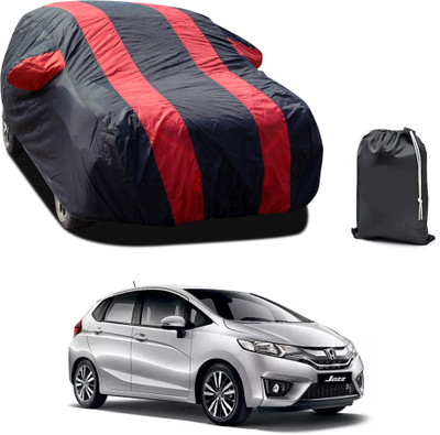 PAGORA Car Cover For Honda Jazz (With Mirror Pockets)(Red, For 2019, 2020, 2021, 2022, 2023 Models)