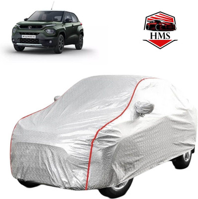 HMS Car Cover For Tata Punch (With Mirror Pockets)(Silver, For 2020, 2021, 2022, 2023, 2024 Models)