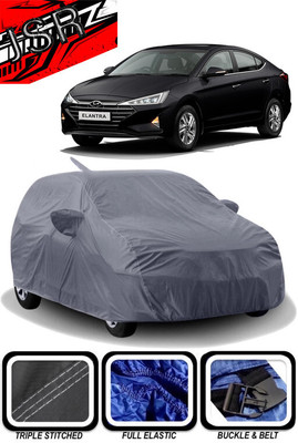J S R Car Cover For Hyundai Elantra (With Mirror Pockets)(Grey)