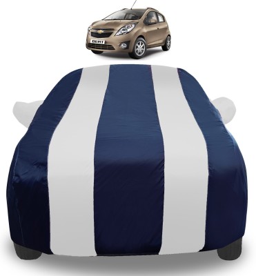 Amanzo Car Cover For Chevrolet Beat (With Mirror Pockets)(Silver)