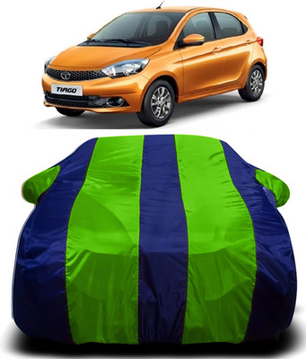 R Rayvin Star Car Cover For Tata Tiago (With Mirror Pockets)(Multicolor)