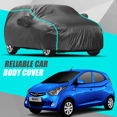 V VINTON Car Cover For Hyundai Eon (With Mirror Pockets)(Multicolor)
