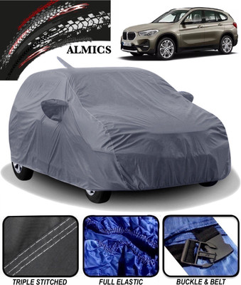 ALMICS Car Cover For BMW X1 (With Mirror Pockets)(Grey)