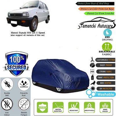 Tamanchi Autocare Car Cover For Maruti Suzuki 800 DX 5 Speed(Blue)