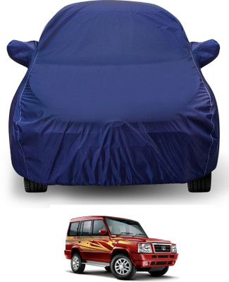 Auto Hub Car Cover For Tata Sumo Gold (With Mirror Pockets)(Blue)