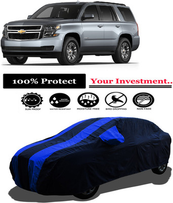 Amexride Car Cover For Chevrolet Tahoe 4.8L (With Mirror Pockets)(Multicolor)
