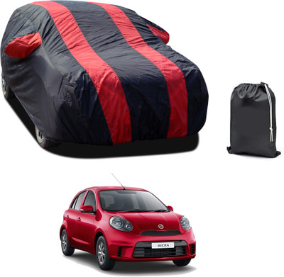 PAGORA Car Cover For Nissan Micra Active (With Mirror Pockets)(Red, For 2019, 2020, 2021, 2022, 2023 Models)