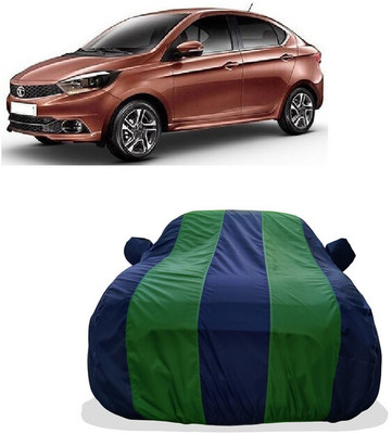 Tricway Car Cover For Tata Tigor 1.05 Revotorq XM (With Mirror Pockets)(Green)