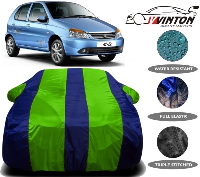 V VINTON Car Cover For Tata Indica V2 (With Mirror Pockets)(Multicolor)