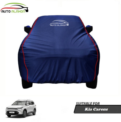 AUTO ALAXON Car Cover For Kia Carens (With Mirror Pockets)(Blue)