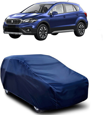MoTRoX Car Cover For Maruti Suzuki S-Cross (Without Mirror Pockets)(Blue)