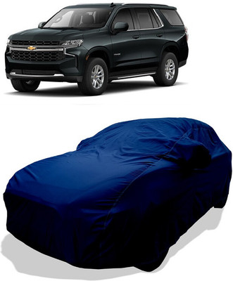 Coxtor Car Cover For Chevrolet Tahoe SUV (With Mirror Pockets)(Blue)