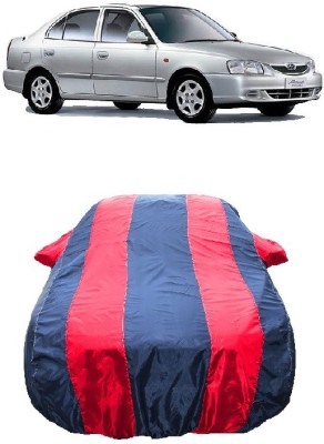 Wegather Car Cover For Hyundai Accent 1.5i(Red)