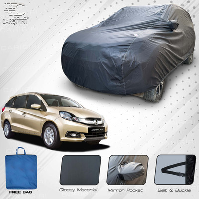 Carigiri Car Cover For Honda Mobilio, Mobilio E i DTEC, Mobilio S i VTEC (With Mirror Pockets)(Grey)