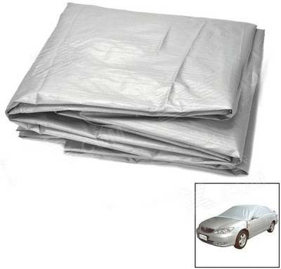 Saleshop365 Car Cover For Mahindra Logan(Silver)