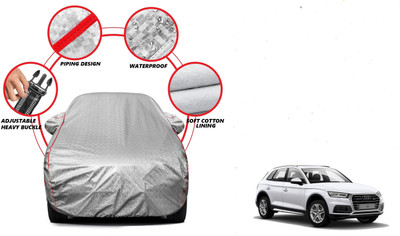 Auto Oprema Car Cover For Audi Q5 (With Mirror Pockets)(Silver)