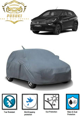 POSUKI Car Cover For Tata Altroz (With Mirror Pockets)(Grey)