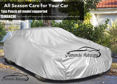 Tamanchi Autocare Car Cover For Tata Punch(Silver)