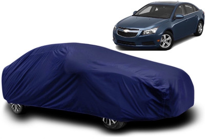MAVENS Car Cover For Chevrolet Cruze (With Mirror Pockets)(Blue)