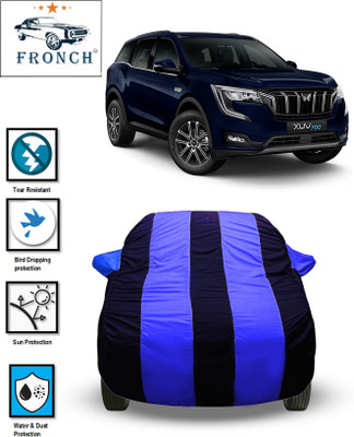 FRONCH Car Cover For Mahindra XUV 700 (With Mirror Pockets)(Blue)