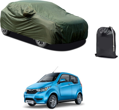 CODOKI Car Cover For Mahindra e2o (With Mirror Pockets)(Green)