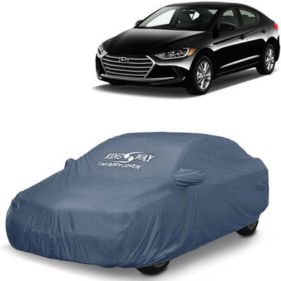 Kingsway Car Cover For Hyundai Elantra (With Mirror Pockets)(Grey, For 2016, 2017, 2018, 2019 Models)