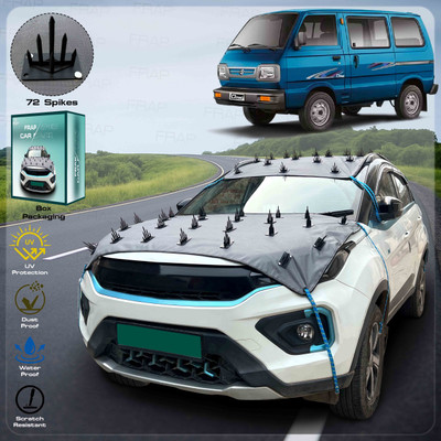 Frap Car Cover For Maruti Suzuki Omni, Omni Van, Omni MPI STD, Omni MPI CARGO (With Mirror Pockets)(Grey)