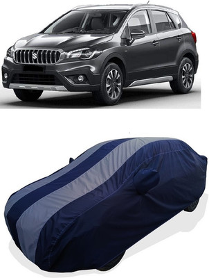Coxtor Car Cover For Maruti Suzuki S-Cross Zeta DDiS 200 SH Diesel (With Mirror Pockets)(Grey)