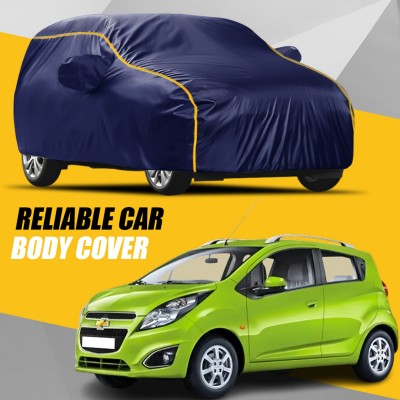 ANTIRO Car Cover For Chevrolet Beat (With Mirror Pockets)(Multicolor)