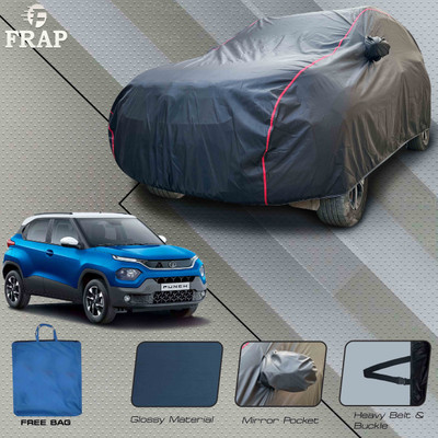 Frap Car Cover For Tata Punch (With Mirror Pockets)(Grey, Red, For 2021, 2022, 2023, 2024 Models)