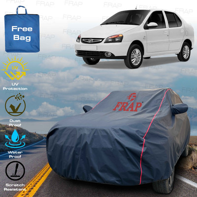 Frap Car Cover For Tata Indigo, Indigo CS, Indigo DLS, Indigo eCS (With Mirror Pockets)(Blue, Red)