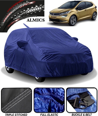 ALMICS Car Cover For Tata Altroz (With Mirror Pockets)(Blue)