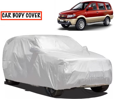 V VINTON Car Cover For Chevrolet Tavera (With Mirror Pockets)(Silver)