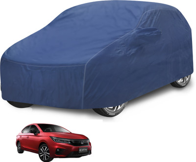 Caronix Car Cover For Honda New City (With Mirror Pockets)(Blue)