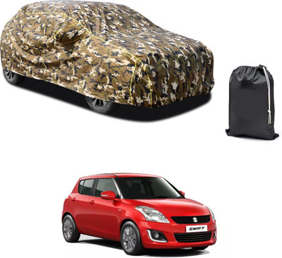 PAGORA Car Cover For Maruti Suzuki Swift (With Mirror Pockets)(Yellow)