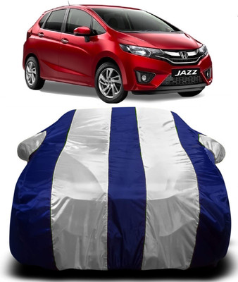 R Rayvin Star Car Cover For Honda Jazz (With Mirror Pockets)(Multicolor)