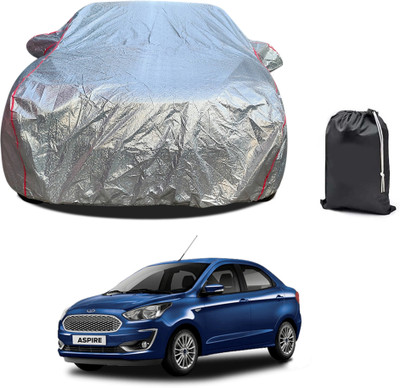 PAGORA Car Cover For Ford Figo Aspire (With Mirror Pockets)(Silver, For 2019, 2020, 2021, 2022, 2023 Models)