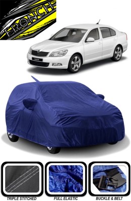 FRONCH Car Cover For Skoda Laura (With Mirror Pockets)(Blue)