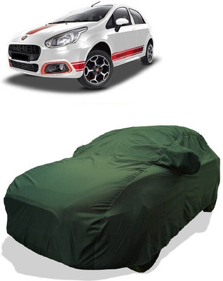 Coxtor Car Cover For Fiat Abarth Punto EVO 1.4 T-Jet (With Mirror Pockets)(Gold)
