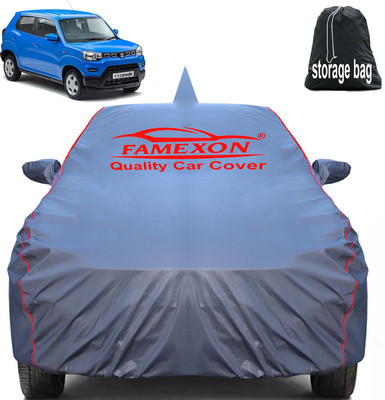 FAMEXON Car Cover For Maruti S-Presso (With Mirror Pockets)(Grey)