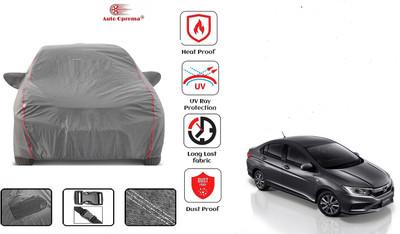 Auto Oprema Car Cover For Honda City ZX (With Mirror Pockets)(Grey)