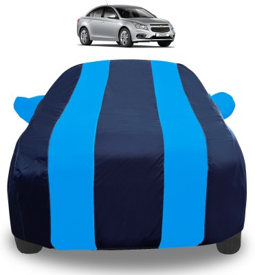 Auto Hub Car Cover For Chevrolet Cruze (With Mirror Pockets)(Blue)